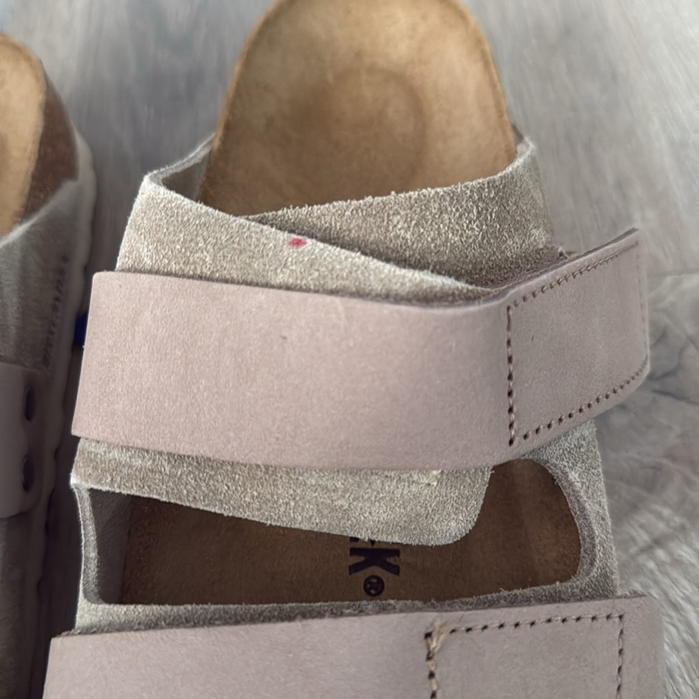 Birkenstock Uji Nubuck-Suede Leather - Taupe - Picture 11 of 11